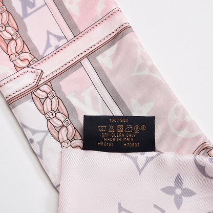 Louis Vuitton Silk Monogram Confidential Bandeau Light Pink 5 of 5