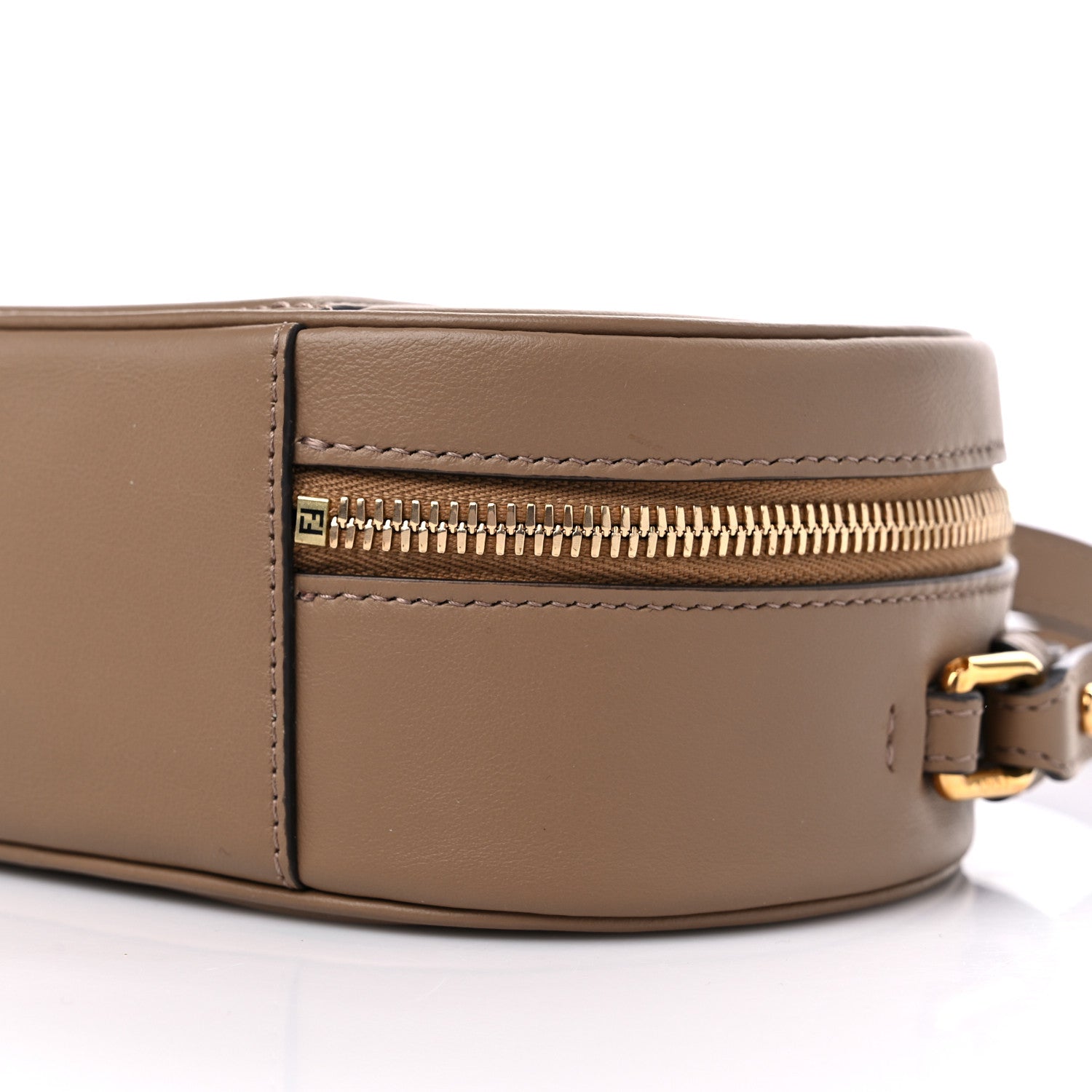 Fendi Vitello Grace Camoscio O'Lock Mini Camera Case Sand Rovere 9 of 11