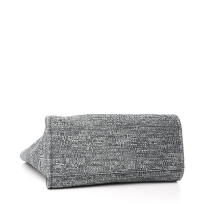 Chanel Canvas Large Deauville Tote Charcoal 4 of 11