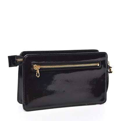 Chanel Patent CC Wristlet Black 3 of 10