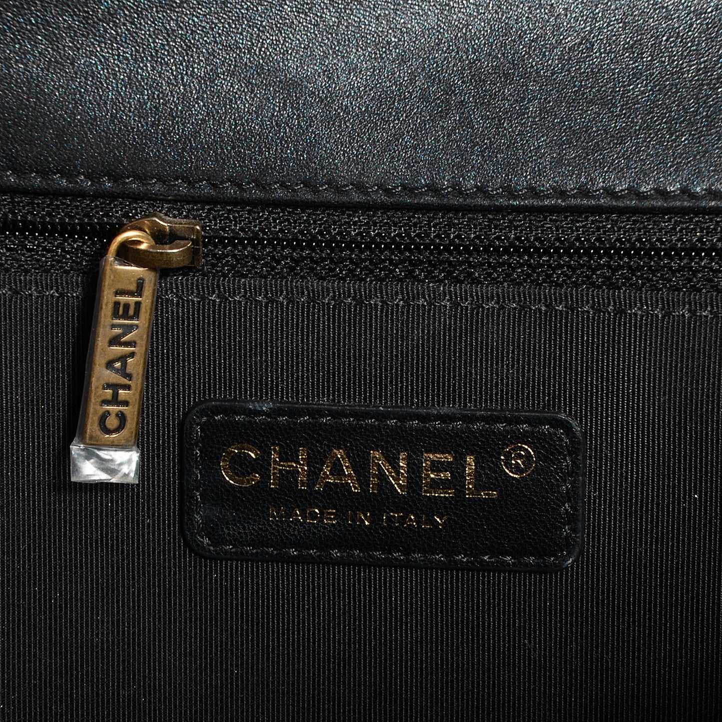 Lambskin Quilted New Medium Boy Flap Pearl Black