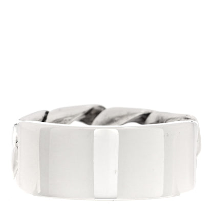 Tiffany Sterling Silver Curb Link Ring 50 5.25 3 of 5
