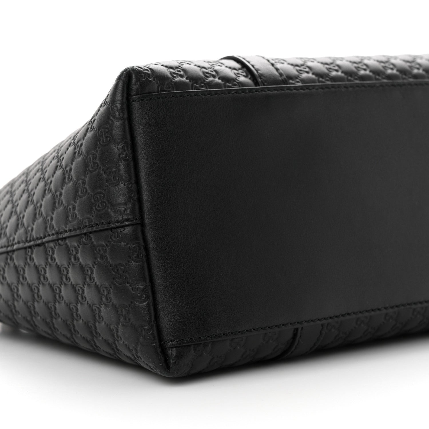 Gucci Soft Microguccissima Small Zippered Satchel Black 9 of 11