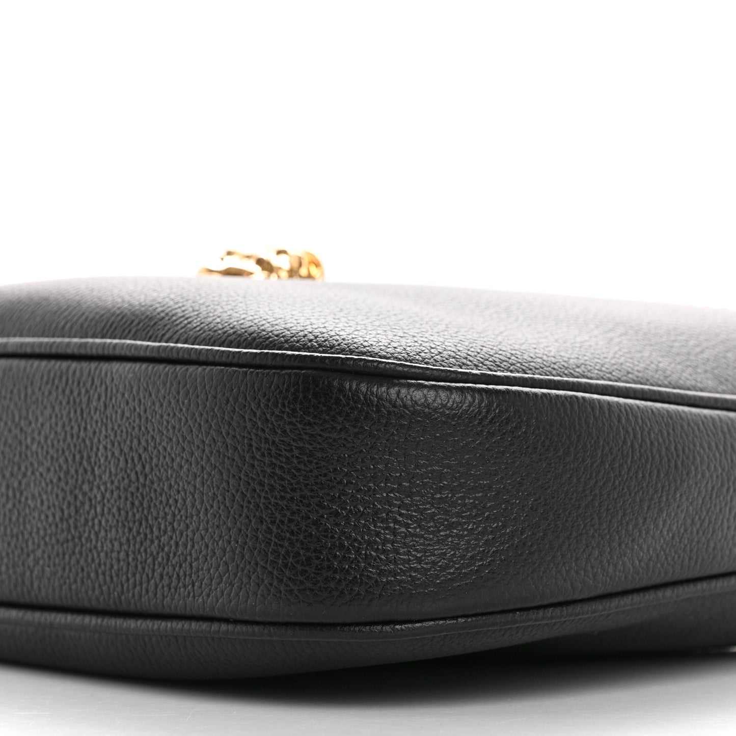 Calfskin La Medusa Mini Hobo Crossbody Black