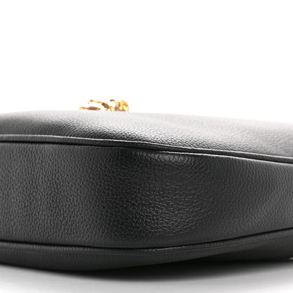 Versace Calfskin La Medusa Mini Hobo Crossbody Black 9 of 9