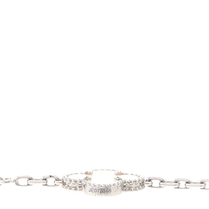 Van Cleef & Arpels 18K White Gold Mother of Pearl 20 Motifs Vintage Alhambra Necklace 5 of 6