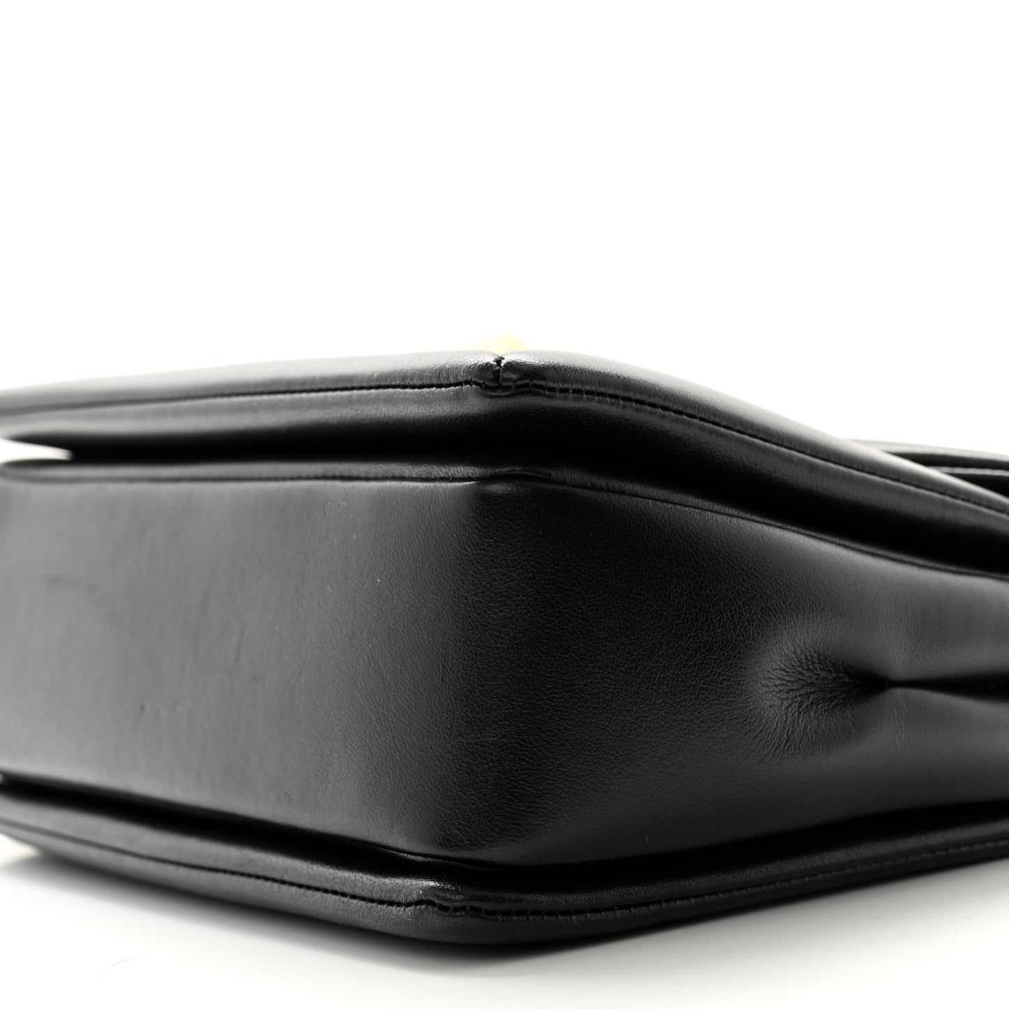 Nappa One Stud Chain Clutch Black