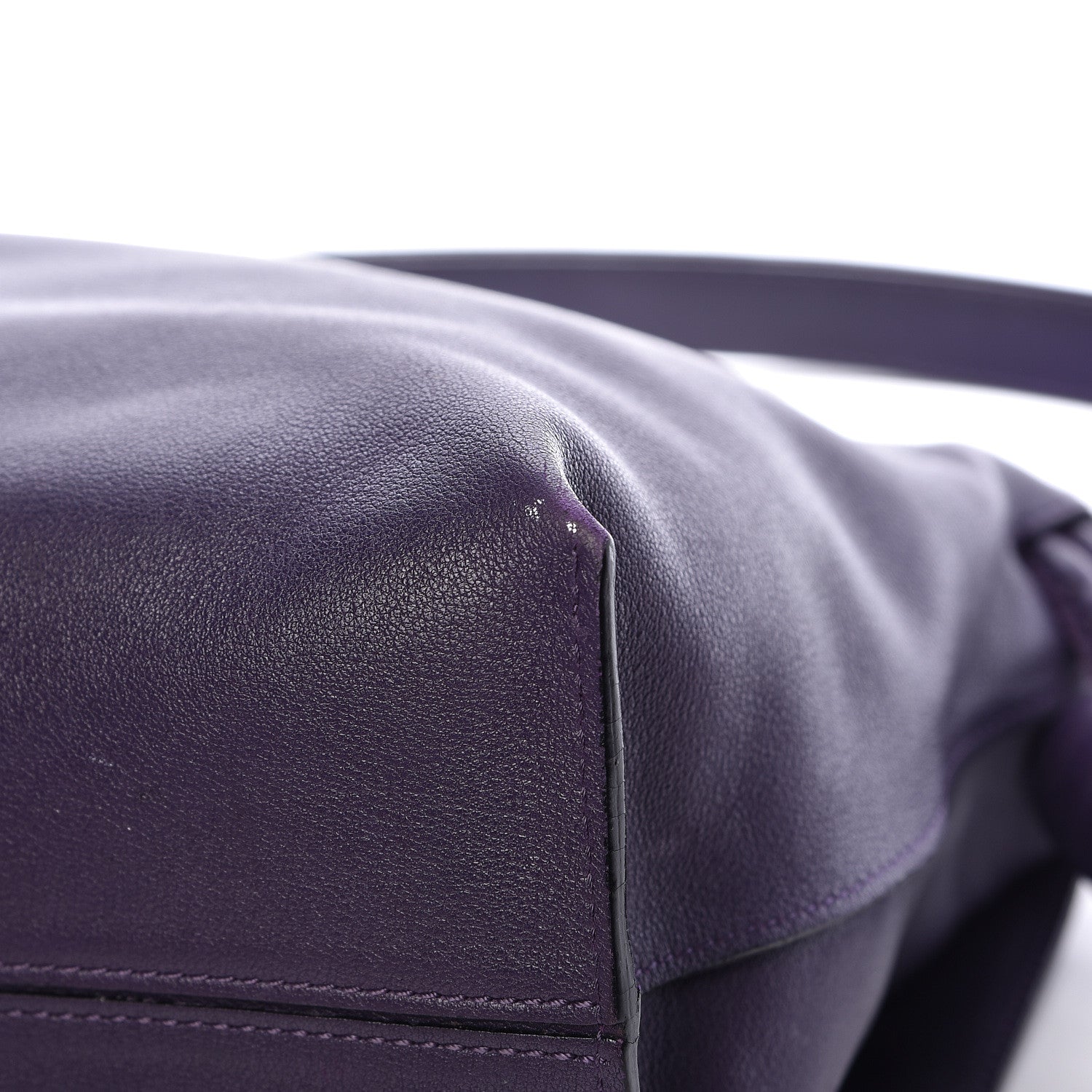 Loewe Calfskin Flamenco Knot Flap Bag Violet 11 of 15