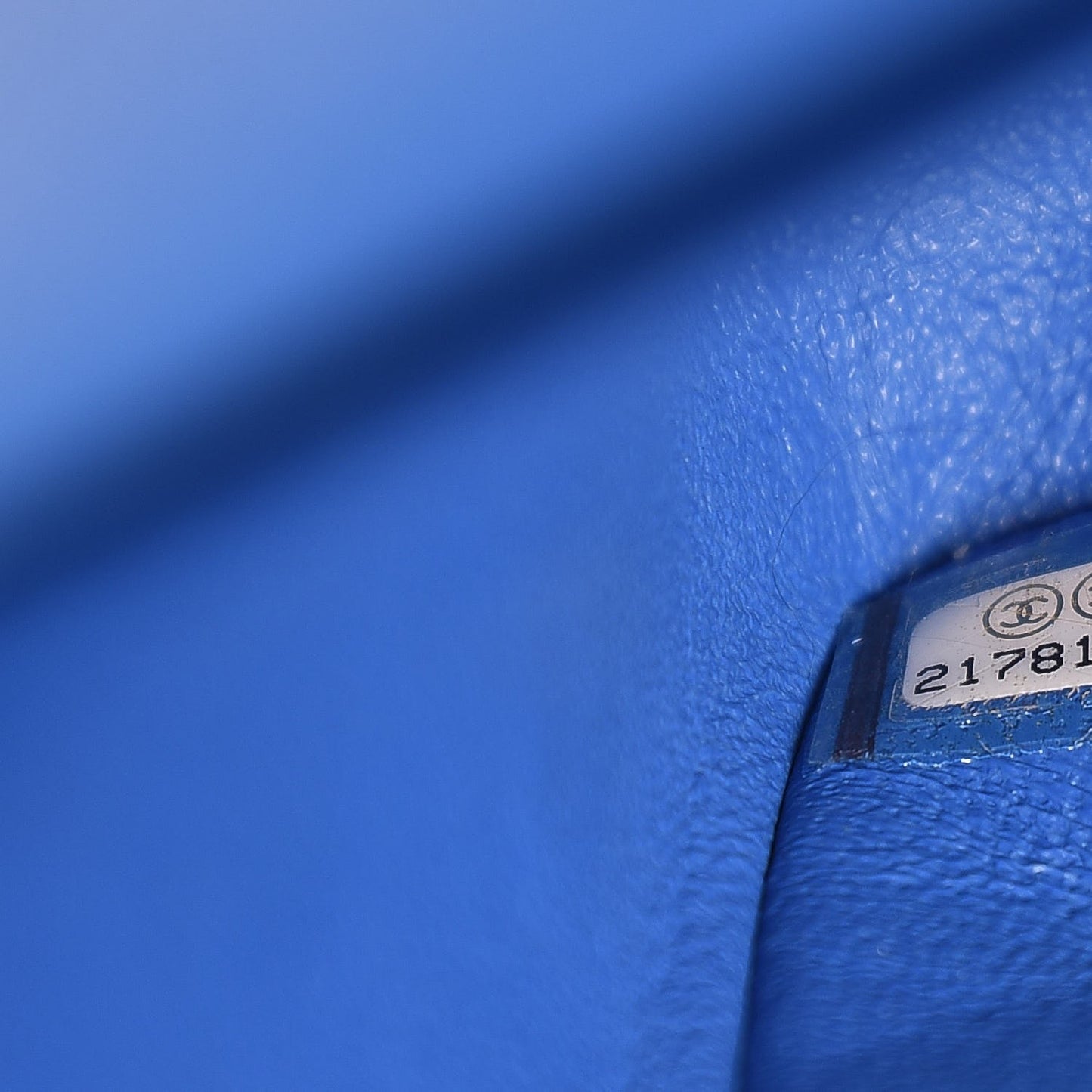 Lambskin Quilted Medium Double Flap Blue