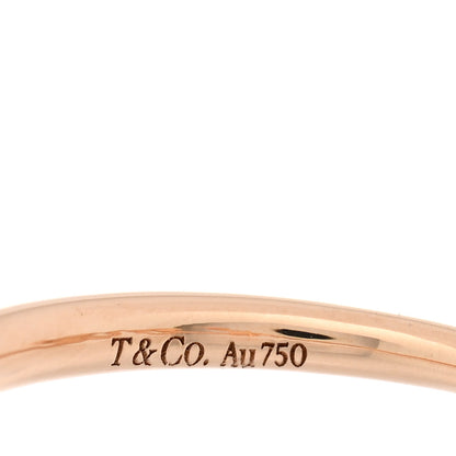 Tiffany 18K Rose Gold Mini Paloma's Graffiti Love Ring 48 4.5 4 of 5
