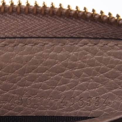 Gucci Dollar Calfskin GG Marmont Zip Around Wallet Porcelain Rose 7 of 8