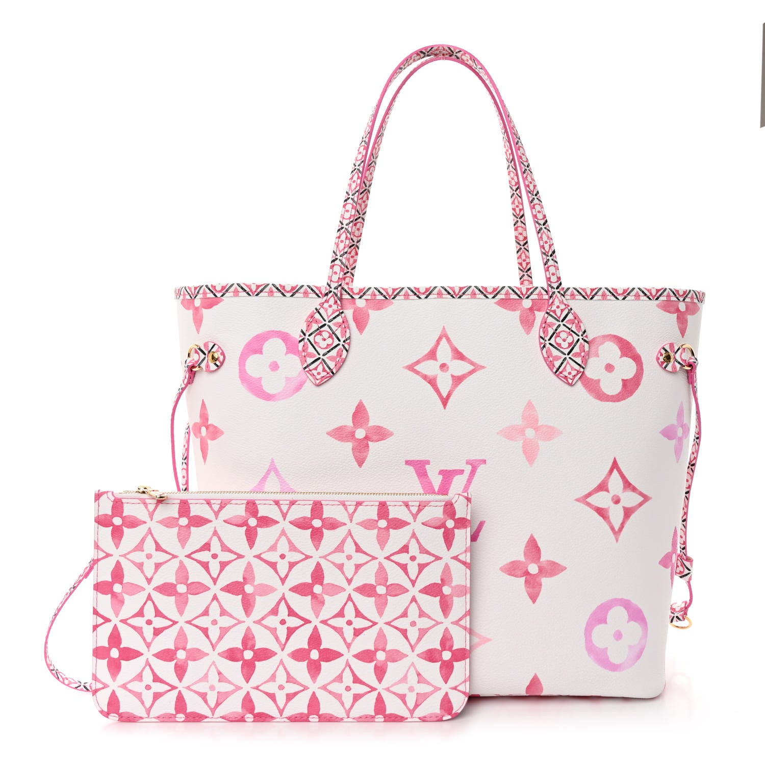 Louis Vuitton Monogram Giant By The Pool 2.0 Neverfull MM Rose 1 of 10