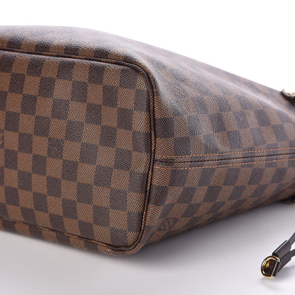 Louis Vuitton Damier Ebene Neo Neverfull MM Rose Ballerine 6 of 9