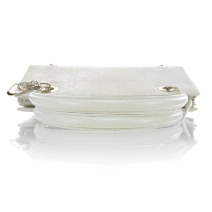 Christian Dior Leather Cannage East West Lady Dior White 4 of 11