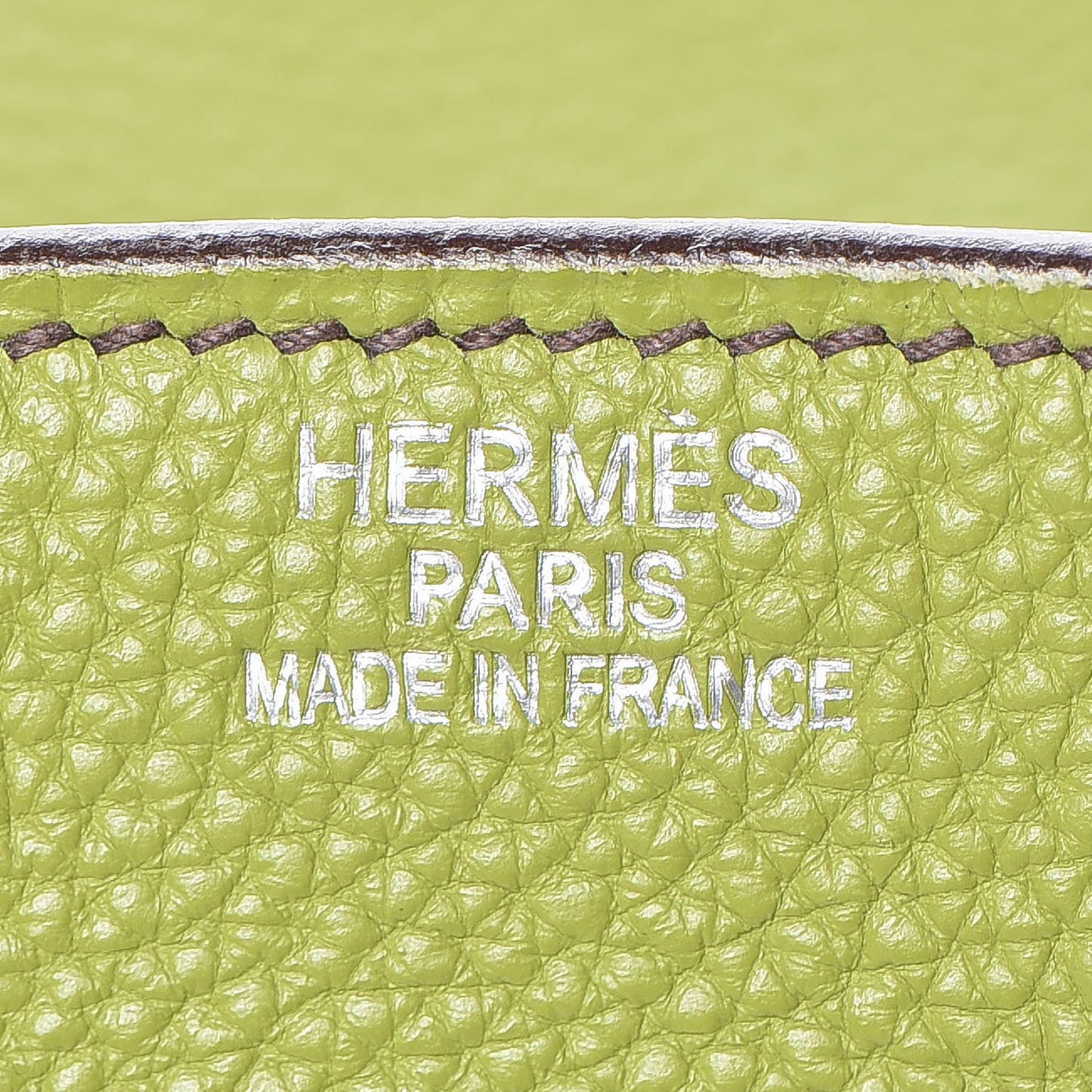 Togo Birkin 35 Vert Anis