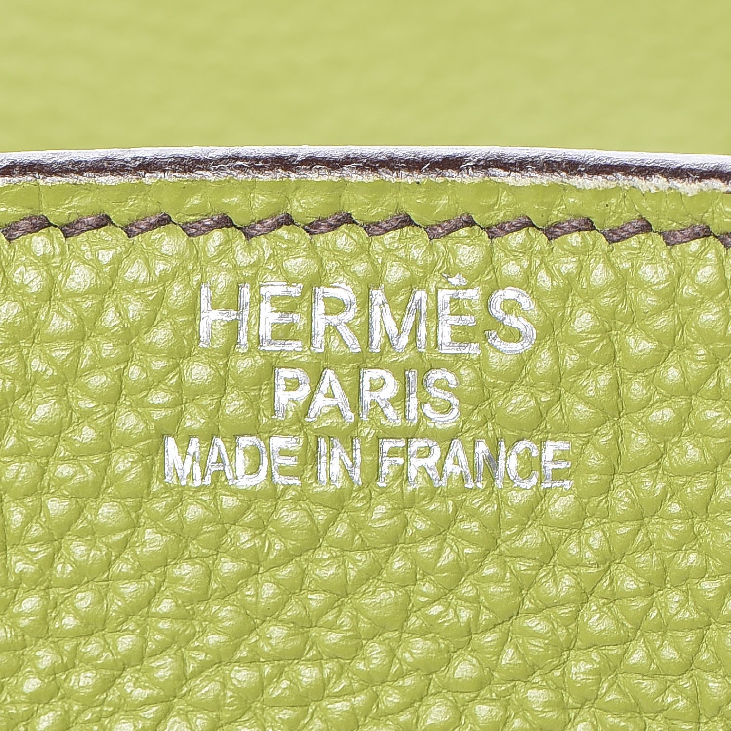 Hermes Togo Birkin 35 Vert Anis 22 of 37