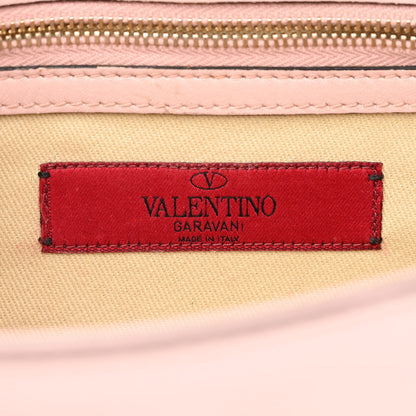 Valentino Garavani Vitello Small Glam Lock Rockstud Flap Water Rose 6 of 15