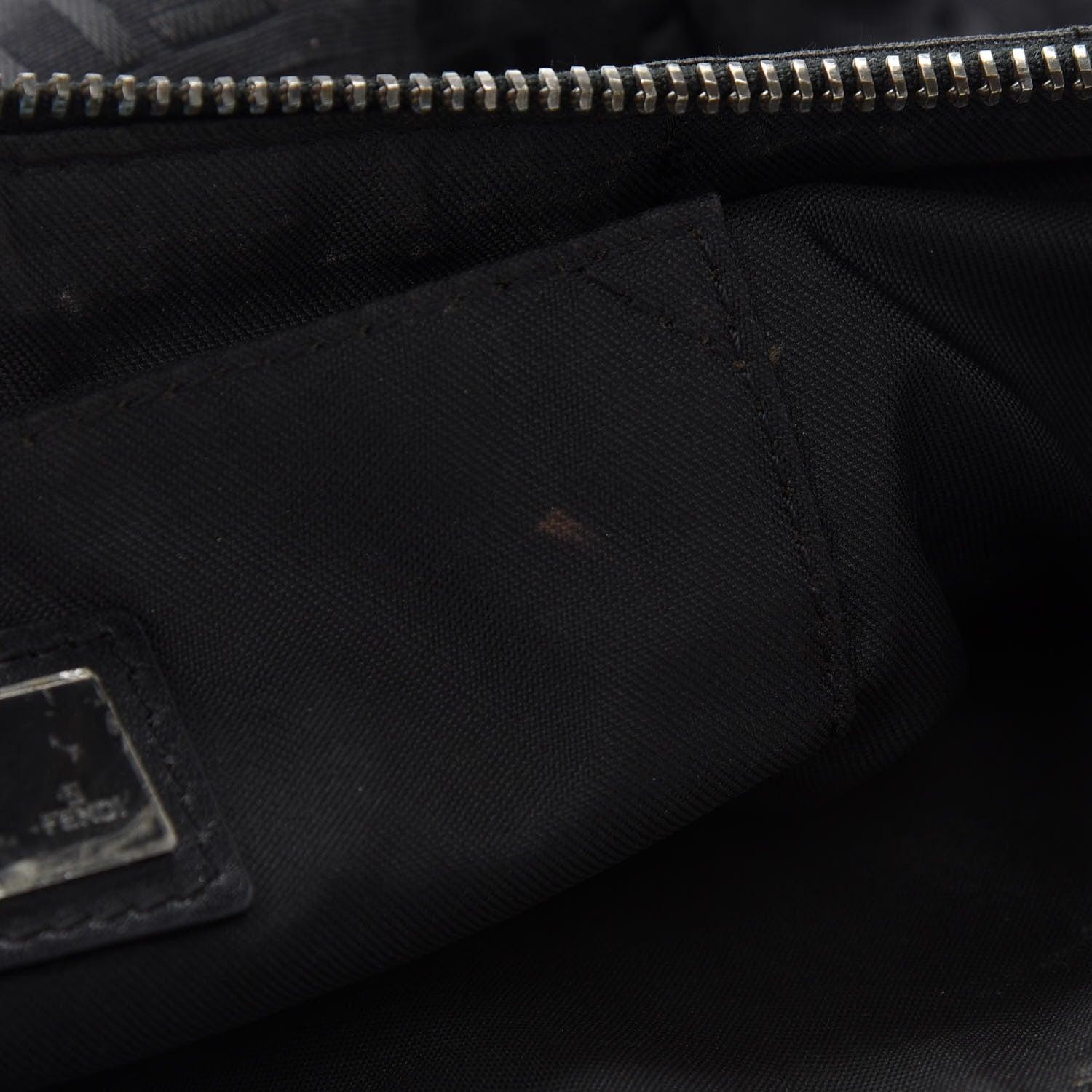Fendi Zucchino Vitello Pochette Black 7 of 10