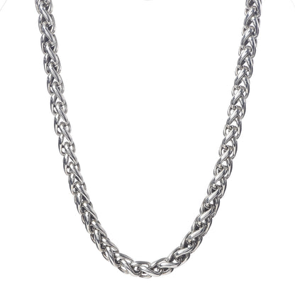 David Yurman Sterling Silver 14K Yellow Gold 8mm Wheat Chain Necklace 1 of 5