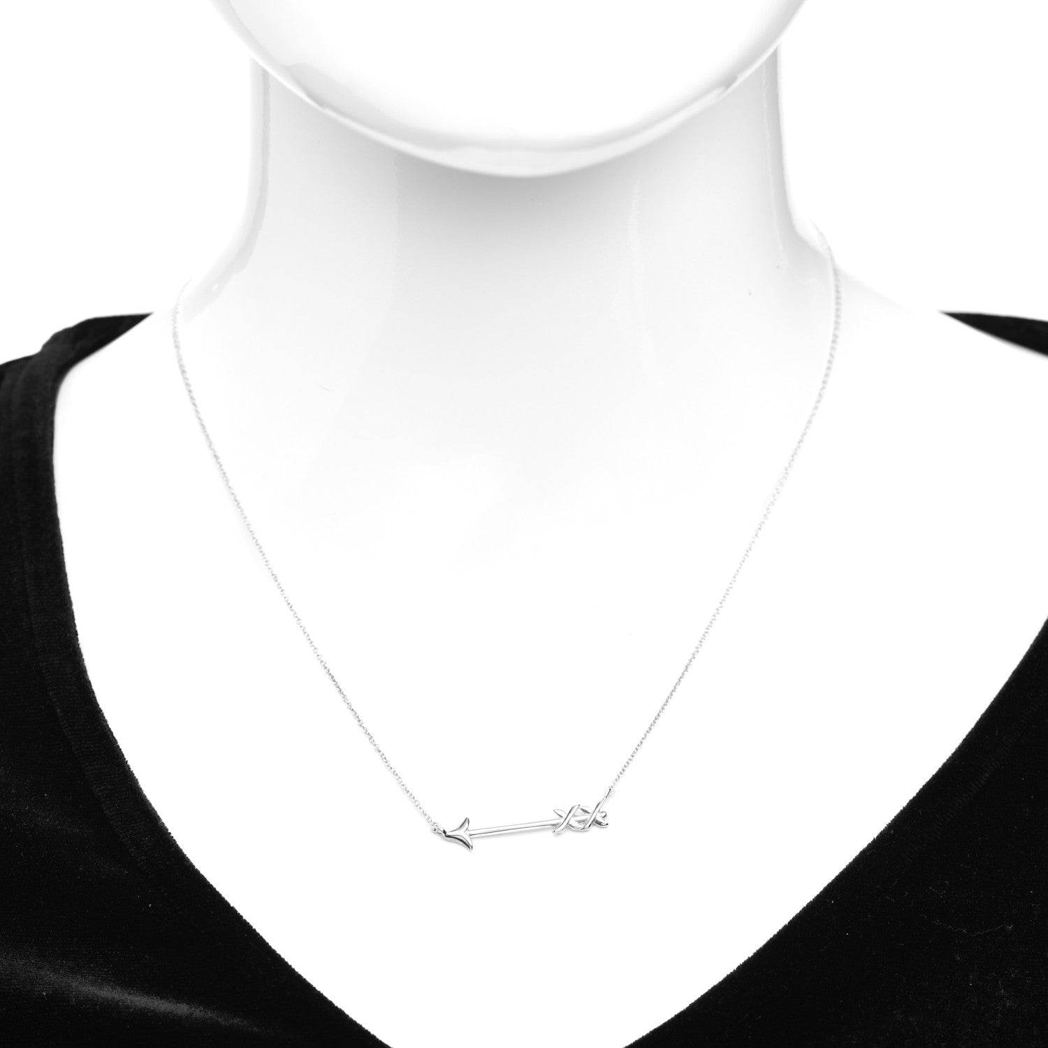 Tiffany Sterling Silver Paloma's Graffiti Arrow Pendant Necklace 2 of 4