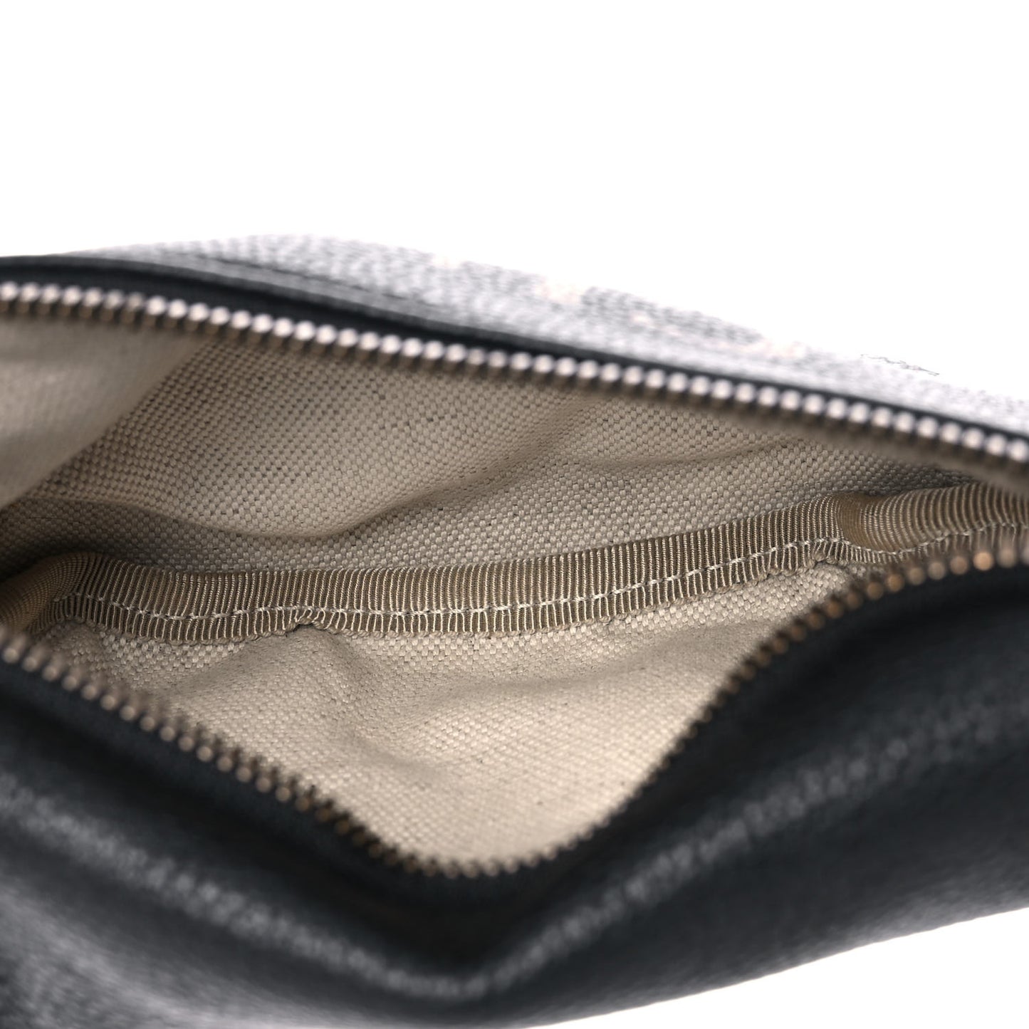 Grained Calfskin Small Logo Belt Bag Black