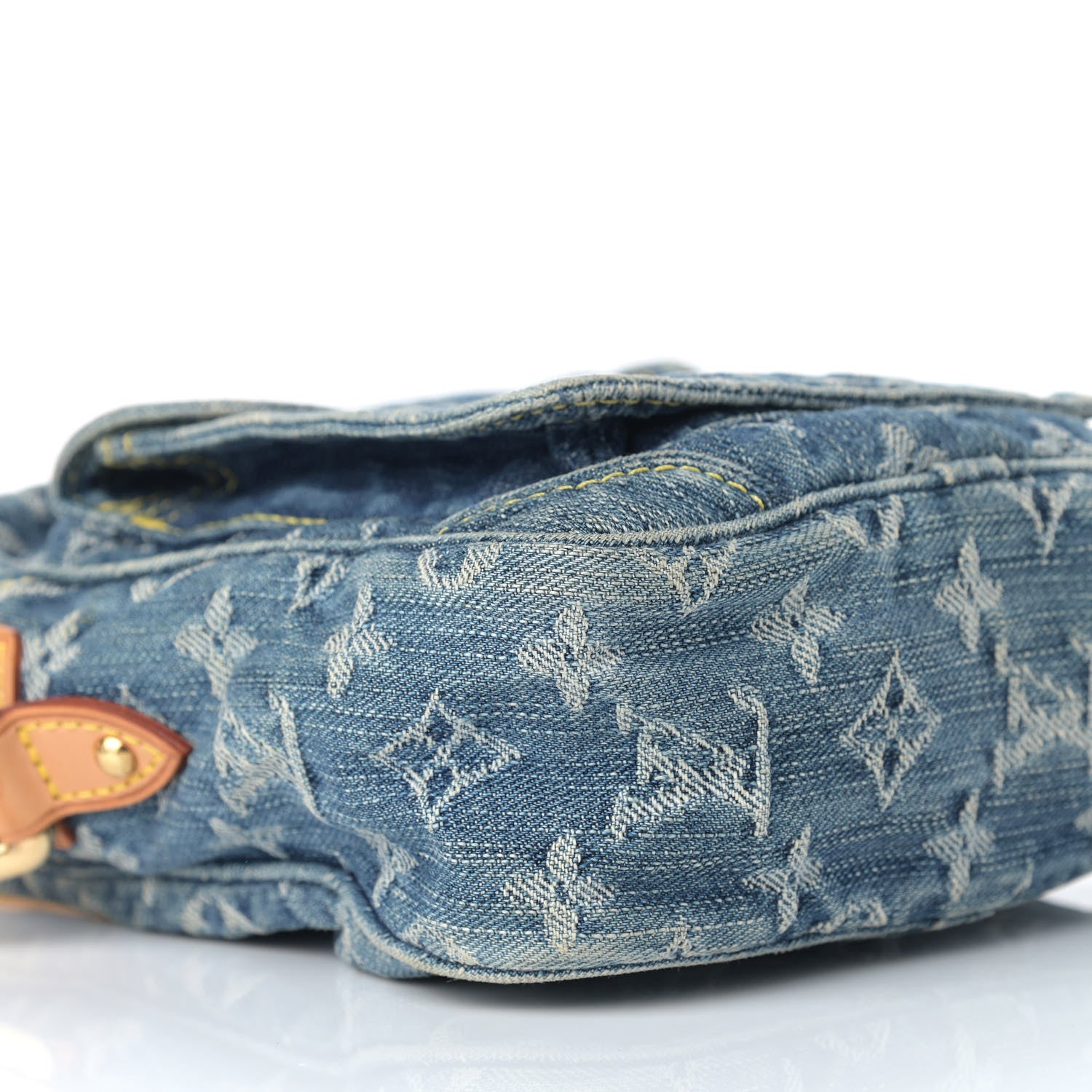 Louis Vuitton Denim Camera Bag Blue 8 of 12