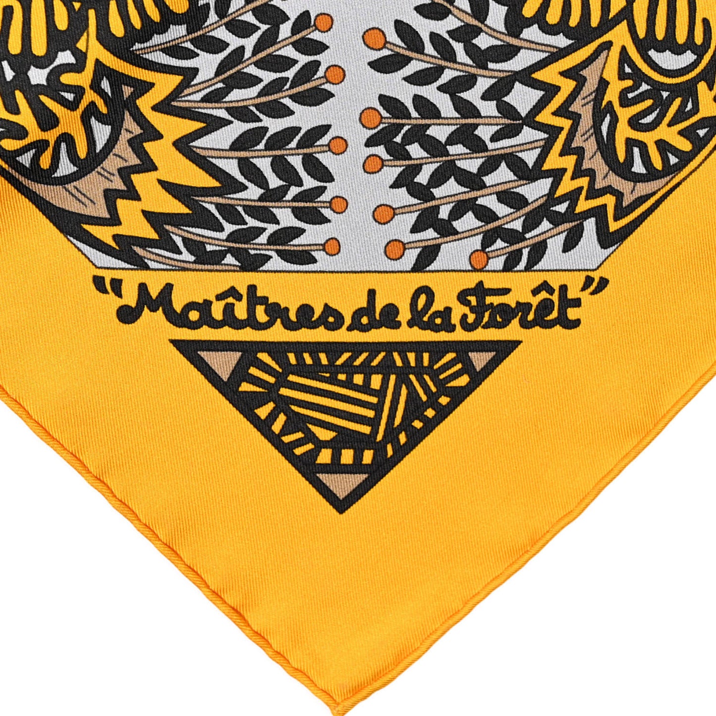 Silk Maitres de la Foret Scarf 140