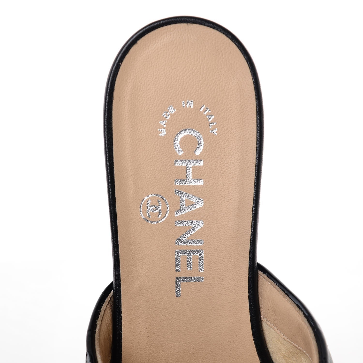 Chanel Lambskin Kid Suede Quilted Mules 36 Black 7 of 9