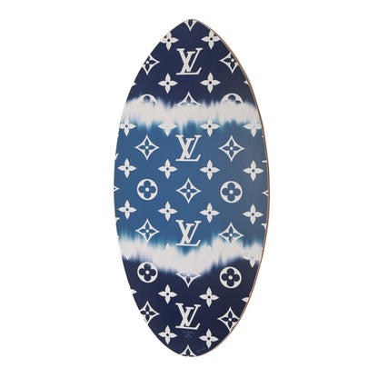 Louis Vuitton Wood Monogram Giant Escale Skimboard Blue 2 of 3