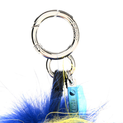 Fendi Mink Fur Fendirumi Bug-Kun Monster Bag Bug Charm Pacific Fluo Yellow 4 of 4