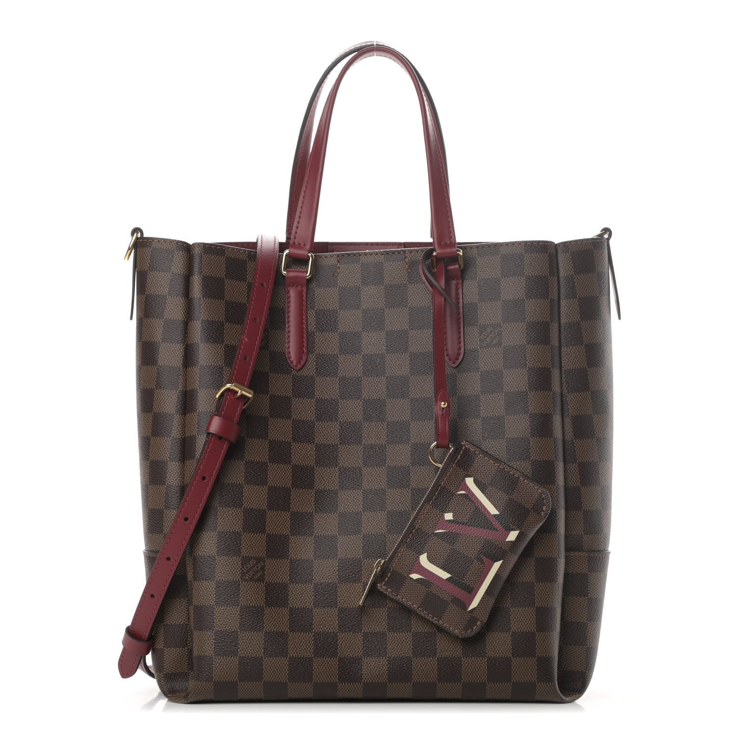 Louis Vuitton Damier Ebene Belmont MM Cherry Berry 1 of 5