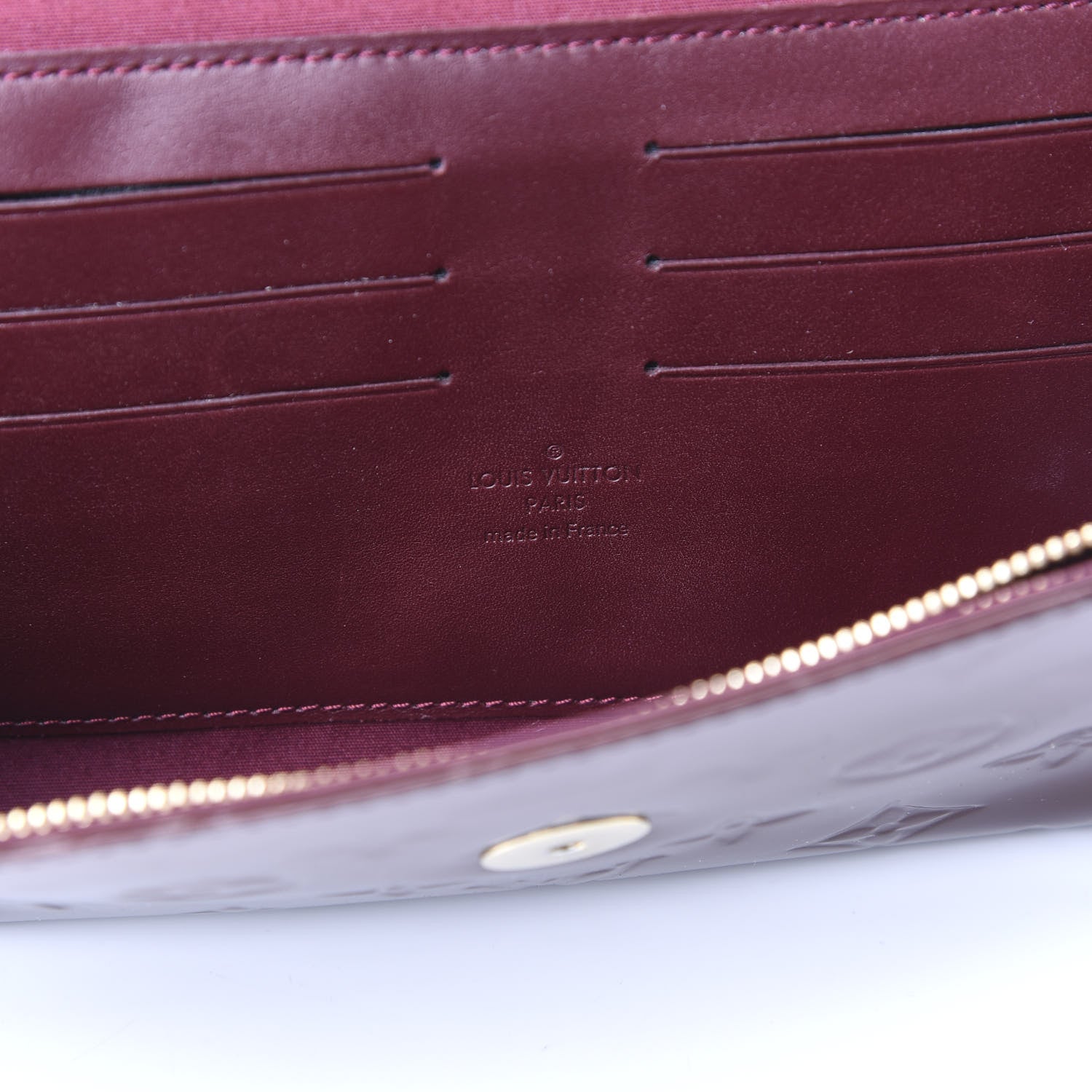 Louis Vuitton Vernis Rossmore MM Rouge Fauviste 7 of 9