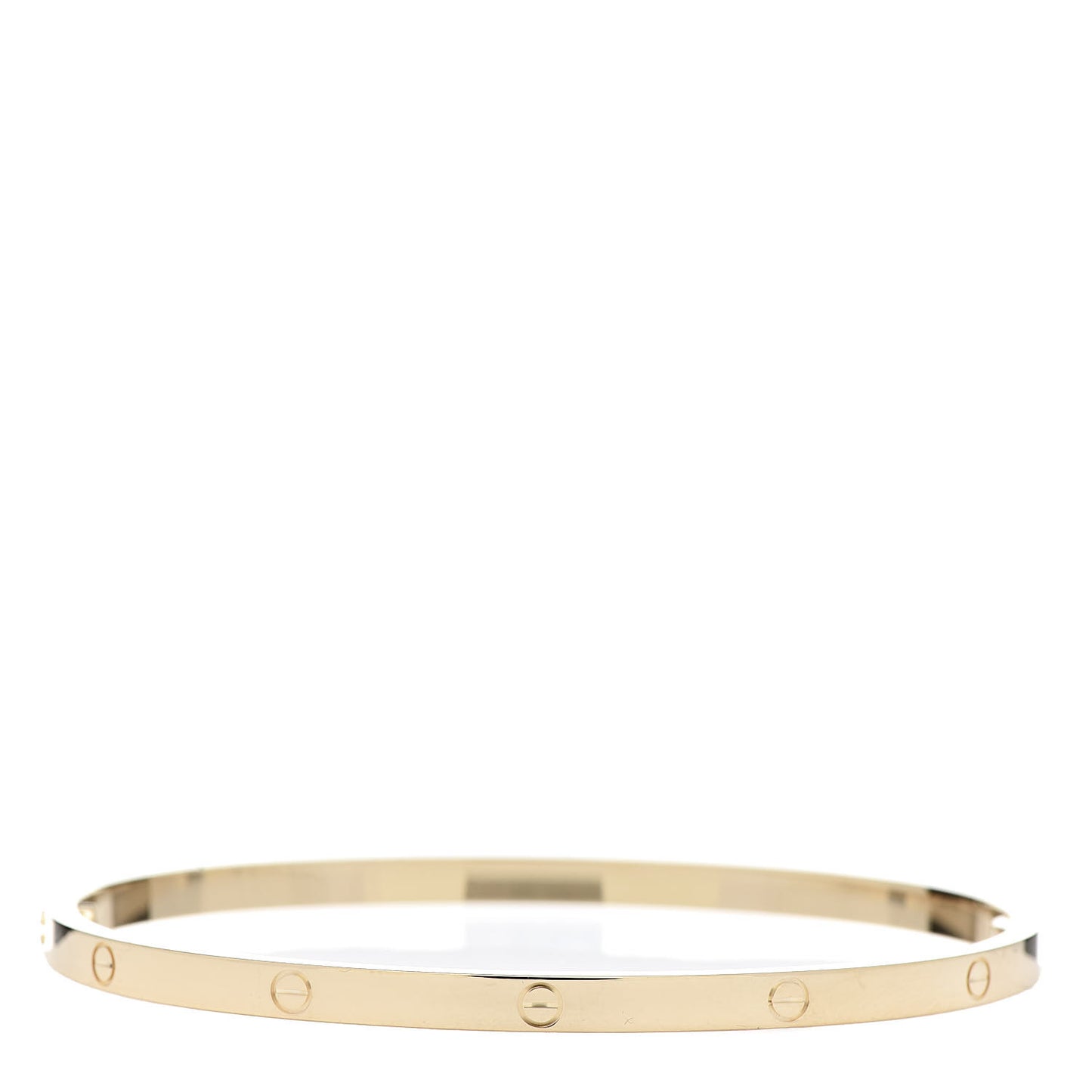 18K Yellow Gold Small LOVE Bracelet 19