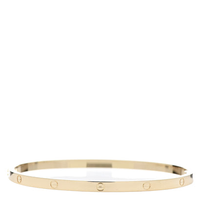 Cartier 18K Yellow Gold Small LOVE Bracelet 19 3 of 4