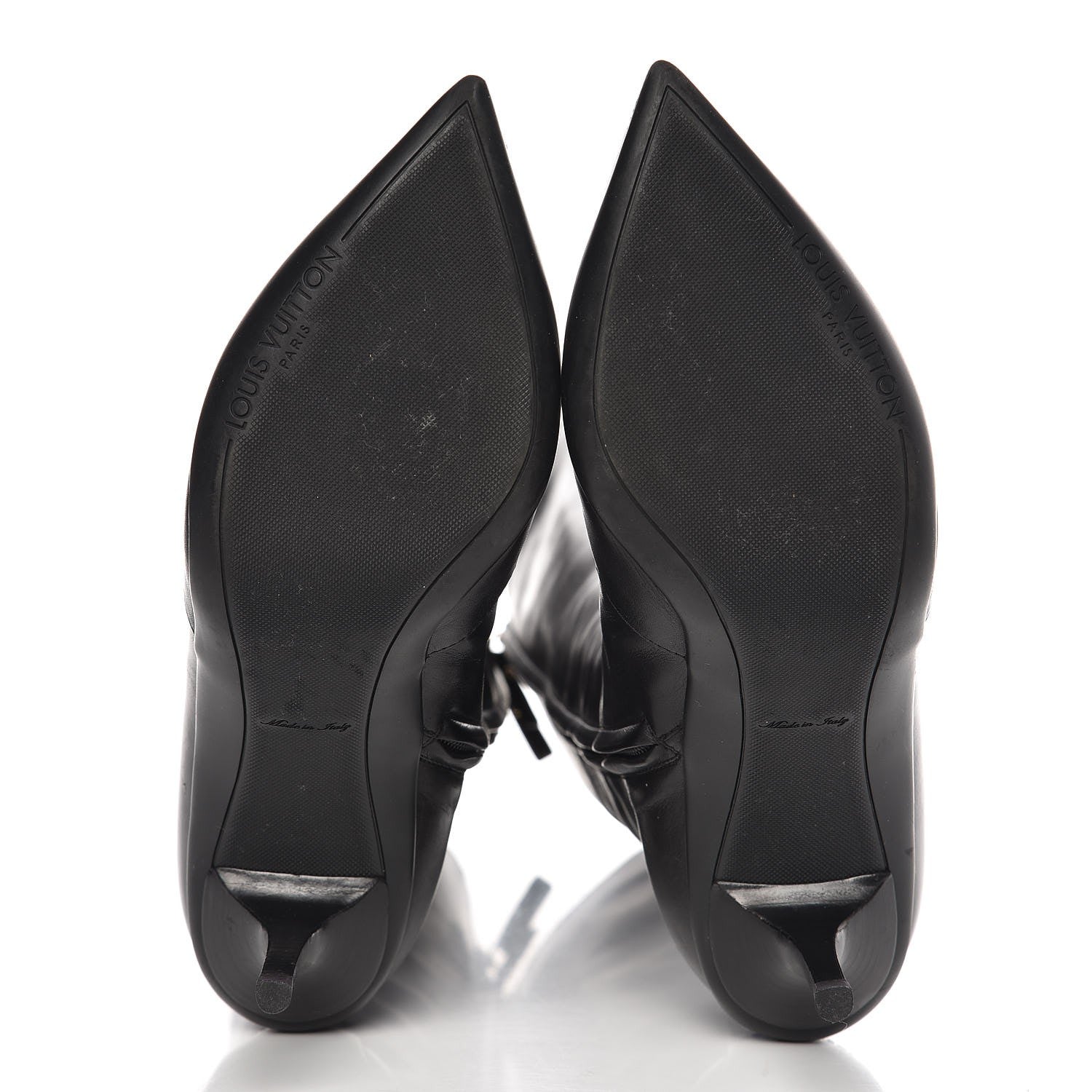 Louis Vuitton Calfskin LV High Boots 39 Black 7 of 11
