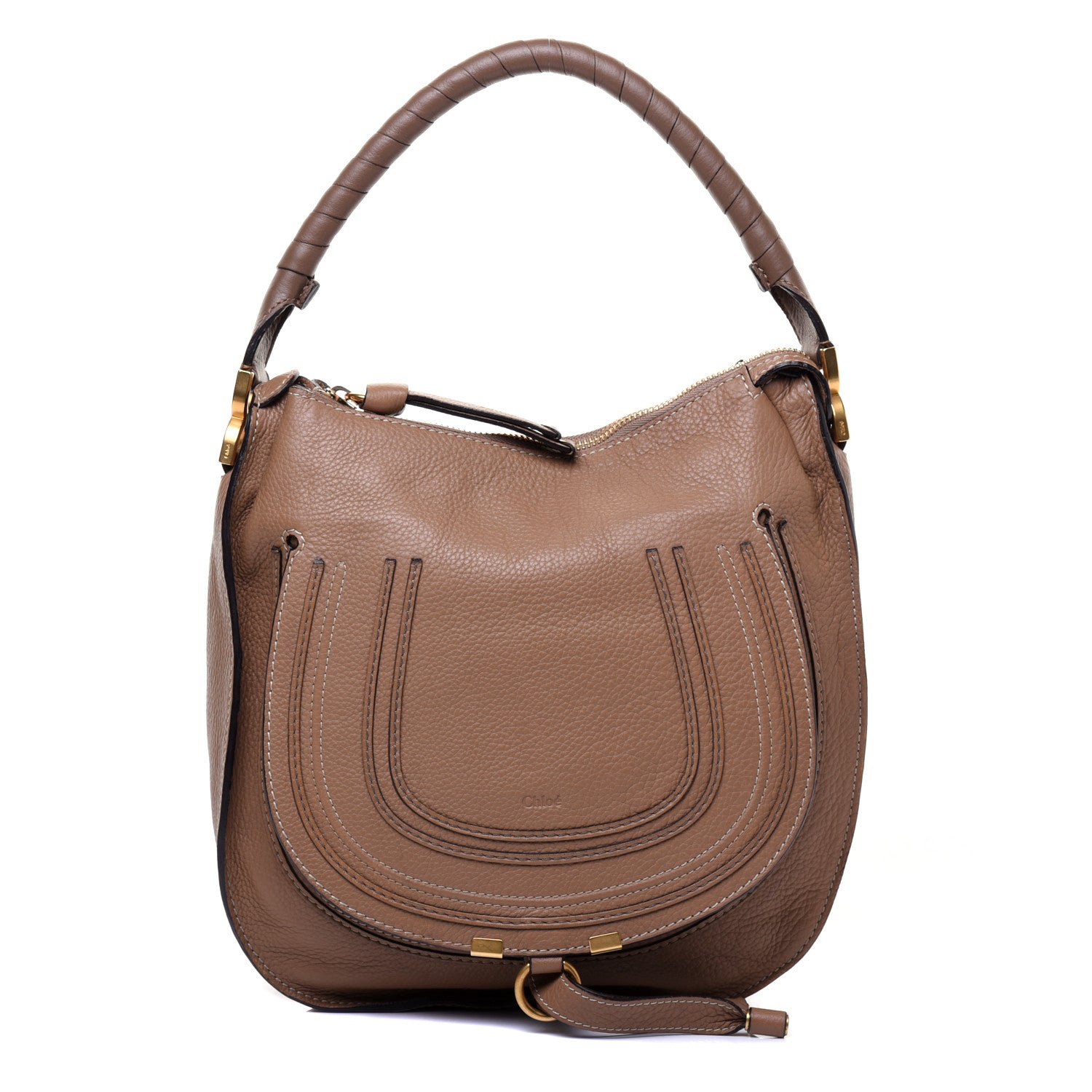 Chloe Calfskin Medium Marcie Hobo Nut 1 of 11