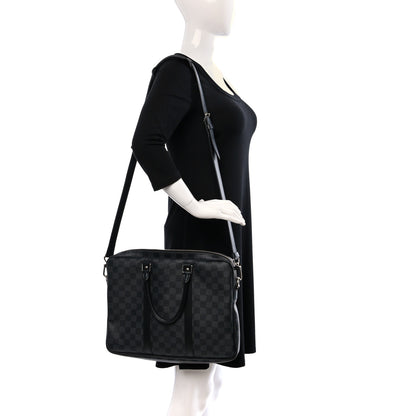 Louis Vuitton Damier Graphite Porte Documents Voyage PM 2 of 8