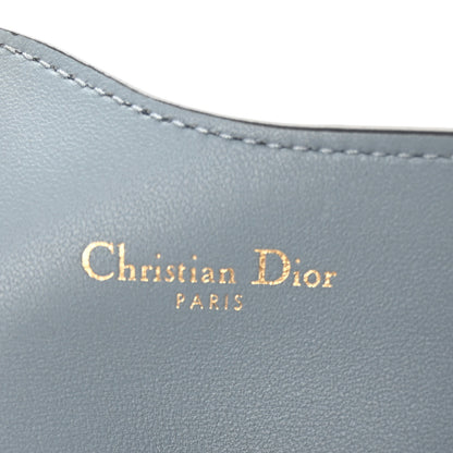 Christian Dior Goatskin Saddle Card Holder Sky Blue 7 of 7