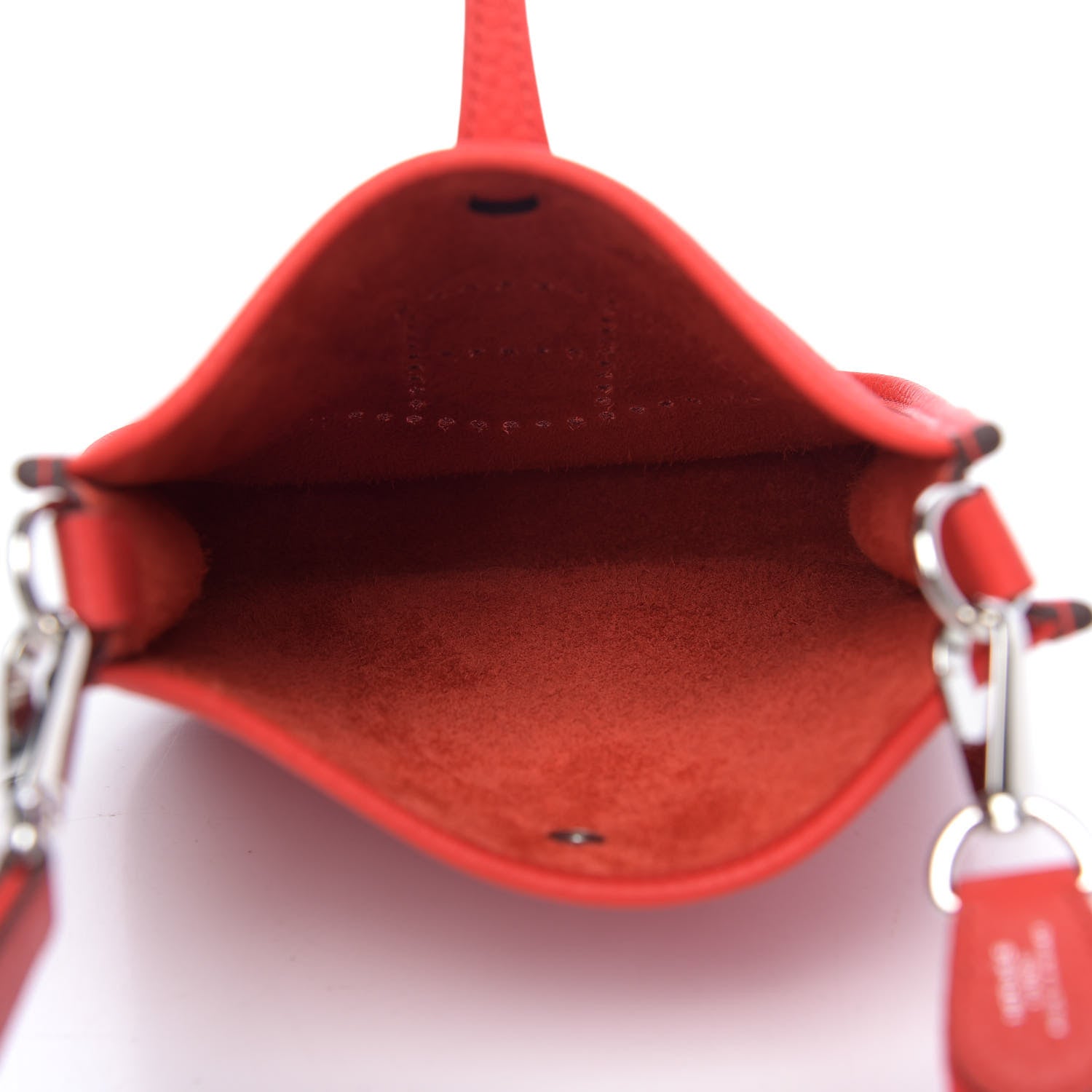 Hermes Taurillon Clemence Evelyne TPM Rouge de Coeur 5 of 9