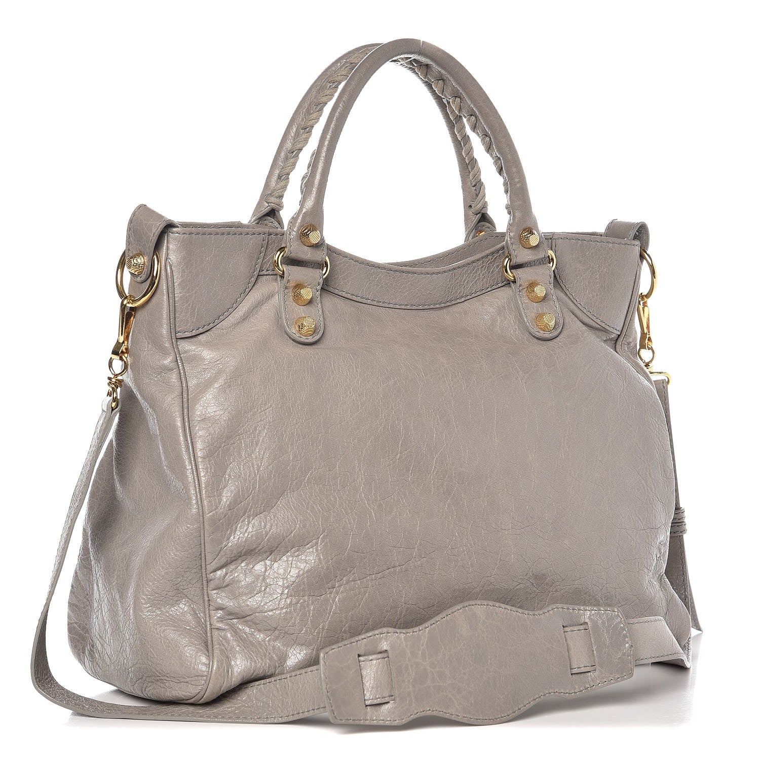 Balenciaga Agneau Giant 12 Gold Hardware Velo Gris Pyrite 11 of 16