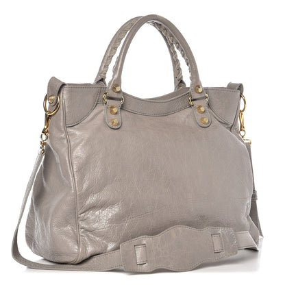 Balenciaga Agneau Giant 12 Gold Hardware Velo Gris Pyrite 11 of 16