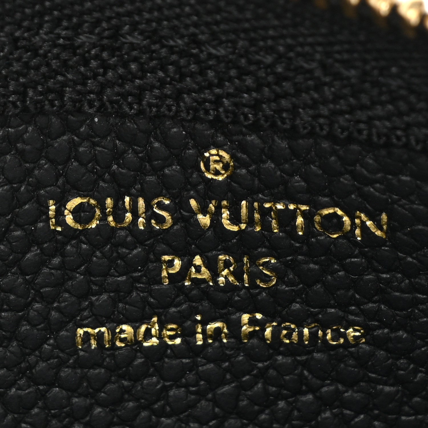 Louis Vuitton Empreinte Monogram Giant Key Pouch Black Beige 6 of 7