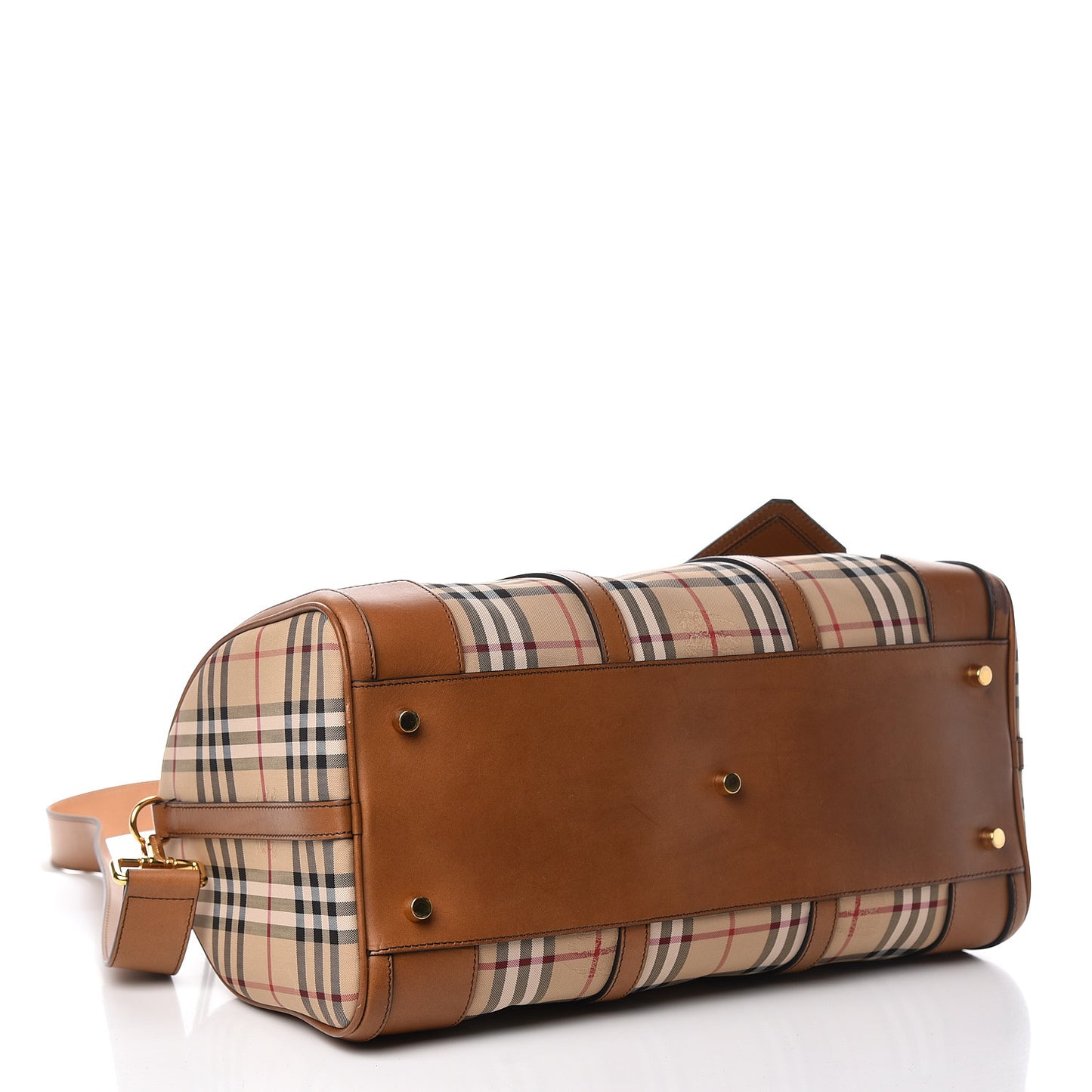 Horseferry Check Large Alchester Bowling Bag Tan