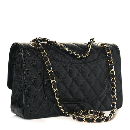 Chanel Caviar Quilted Medium Double Flap Black 3 of 14
