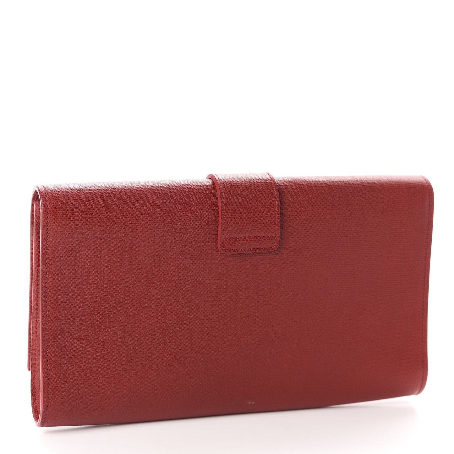 Calfskin Classic Y Ligne Clutch Red