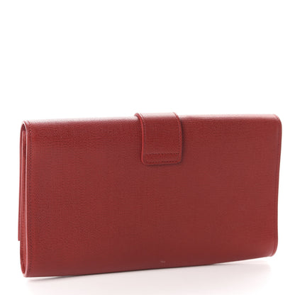 Saint Laurent Calfskin Classic Y Ligne Clutch Red 3 of 10