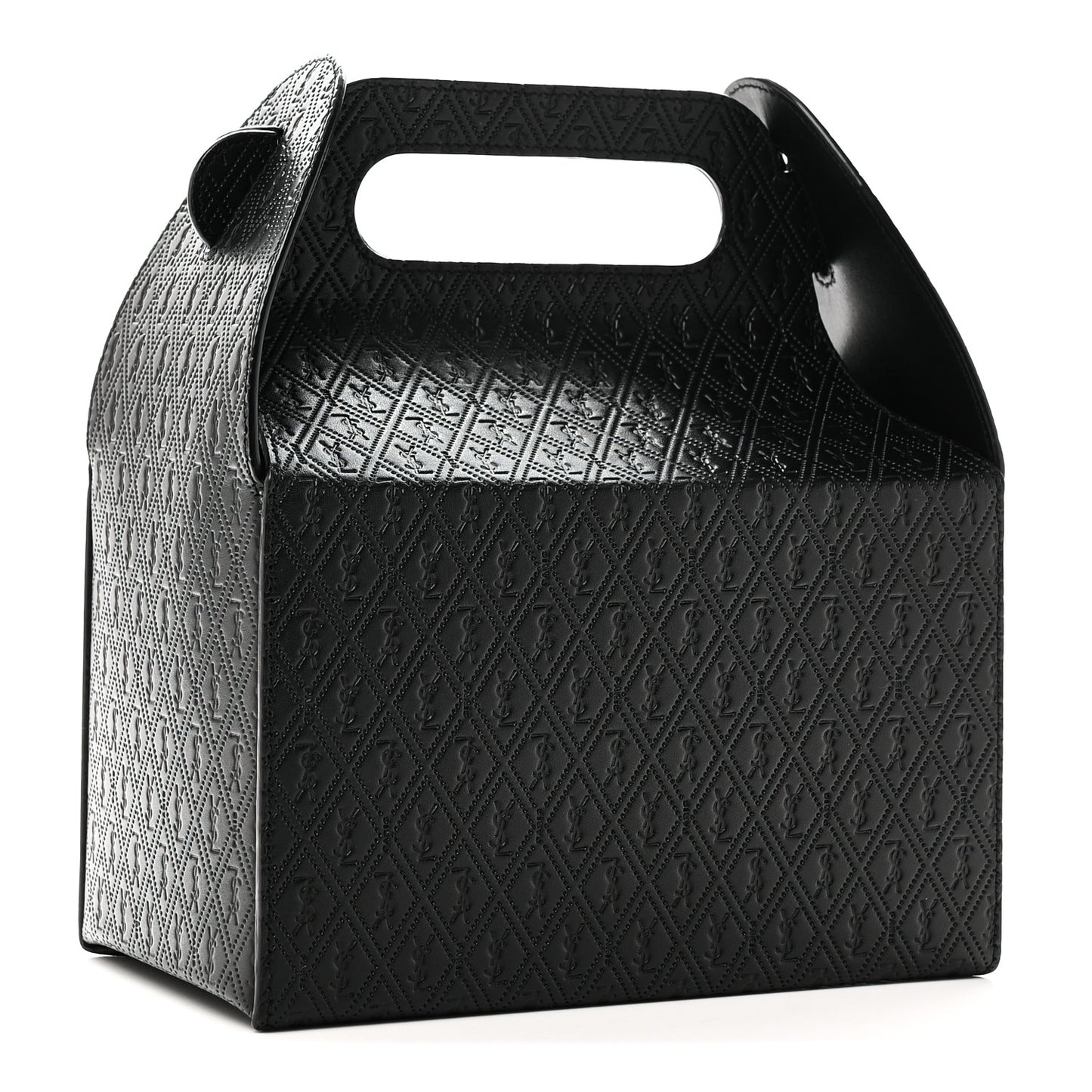Calfskin Monogram Take Away Box Black