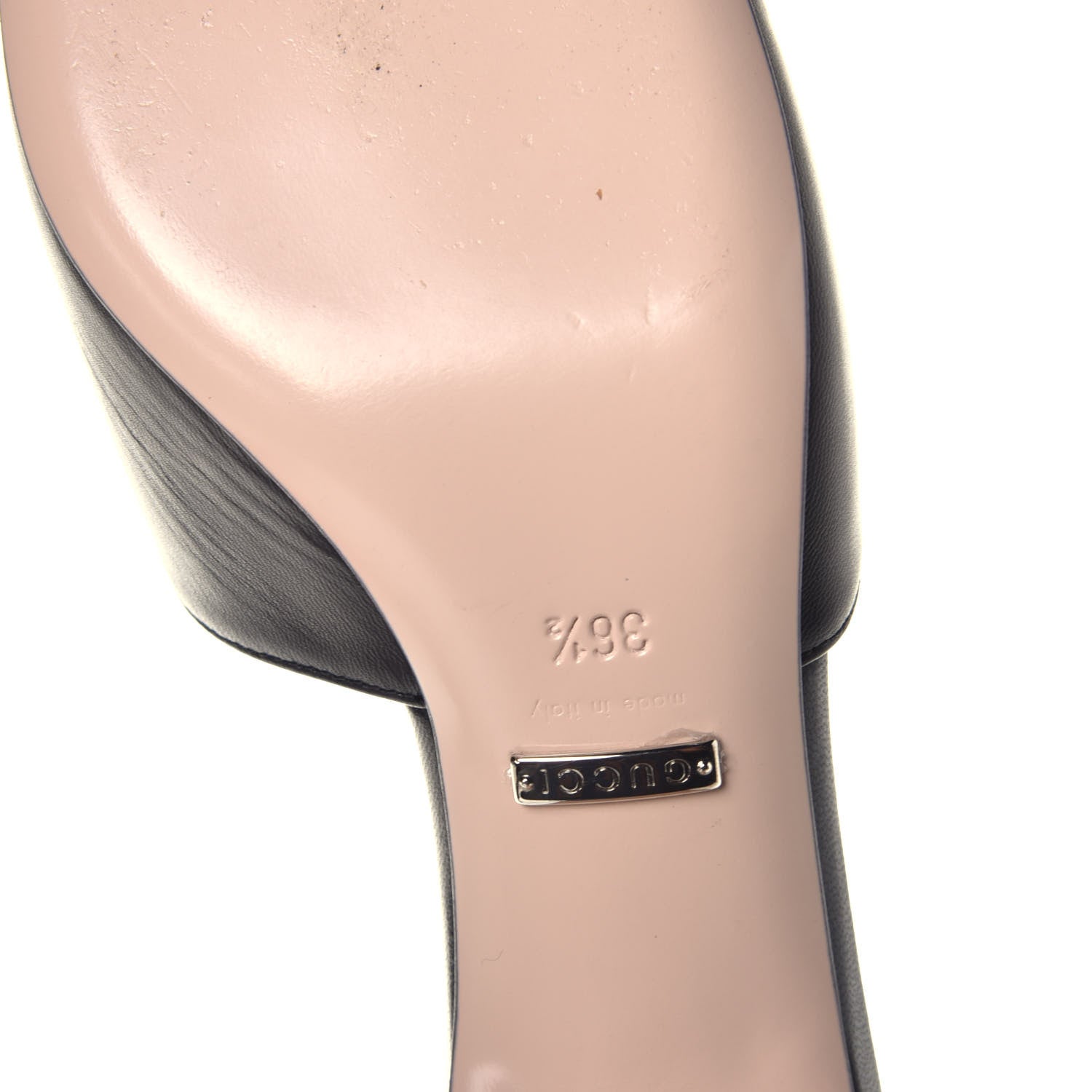 Gucci Malaga Kid Crystal Square G Madelyn Mules 36.5 Black 6 of 9