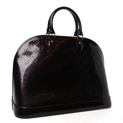Louis Vuitton Vernis Alma GM Amarante 3 of 9