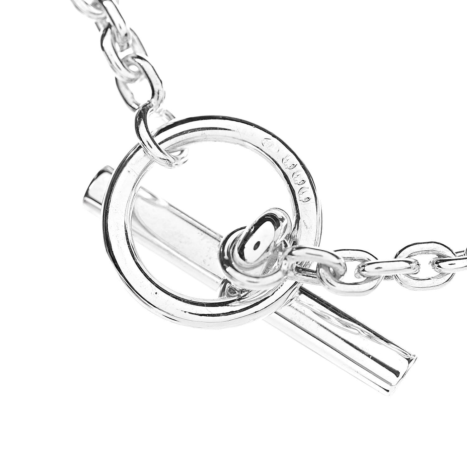 Hermes Sterling Silver Farandole Necklace 120 6 of 7